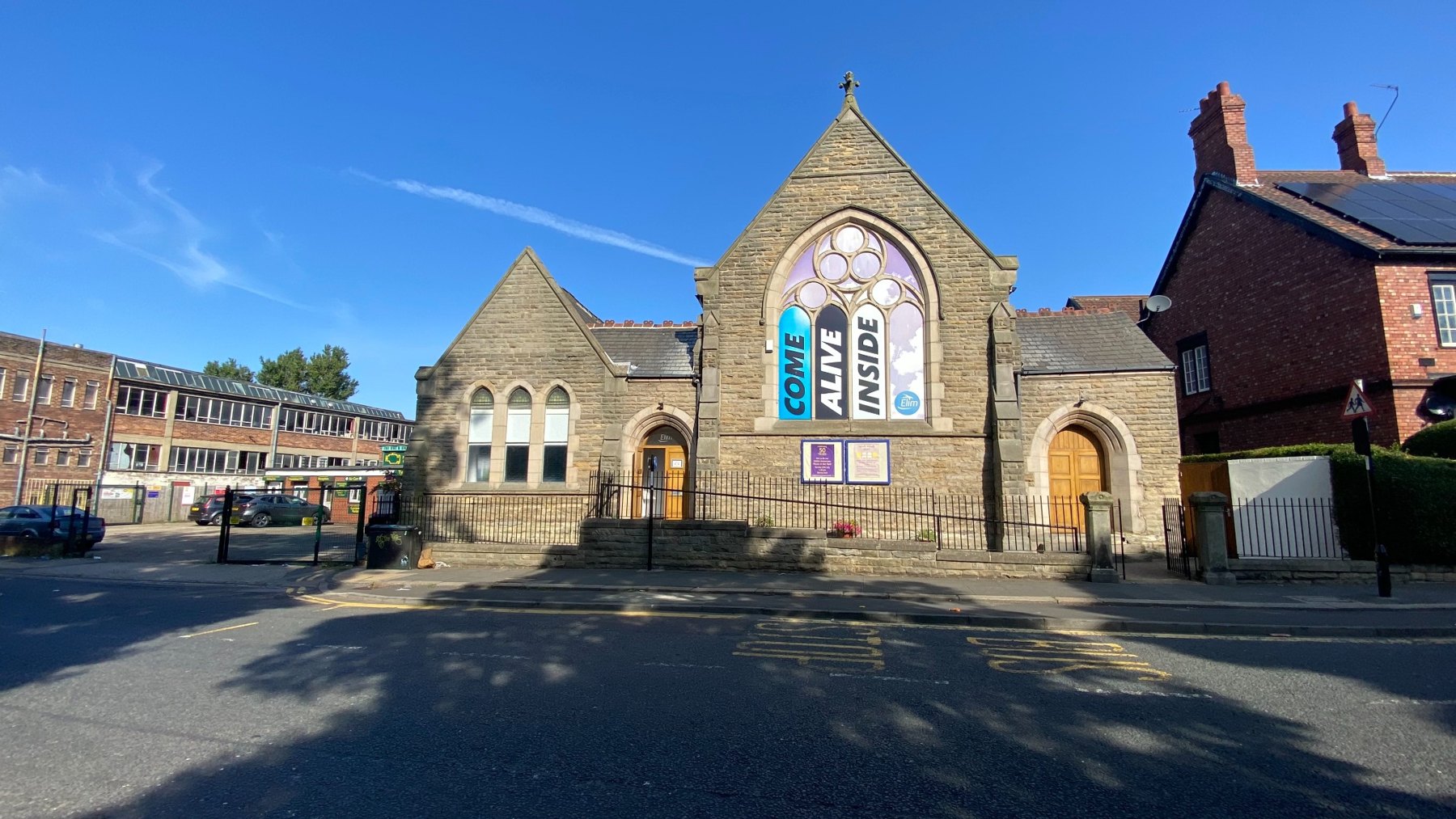 Sunderland Elim Church building on Durham Road